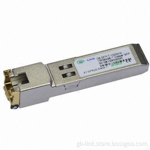 10/100/1000Base-T Copper SFP Transceiver, 3.3V Power Supply